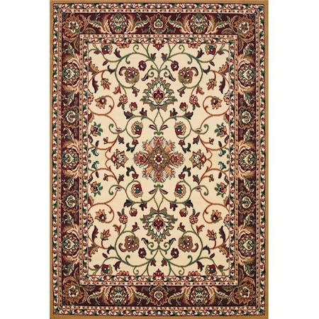 United Weavers United Weavers 940 37597 24 1 ft. 10 in. x 3 ft. Manhattan Columbia Accent Rug; Cream 940 37597 24